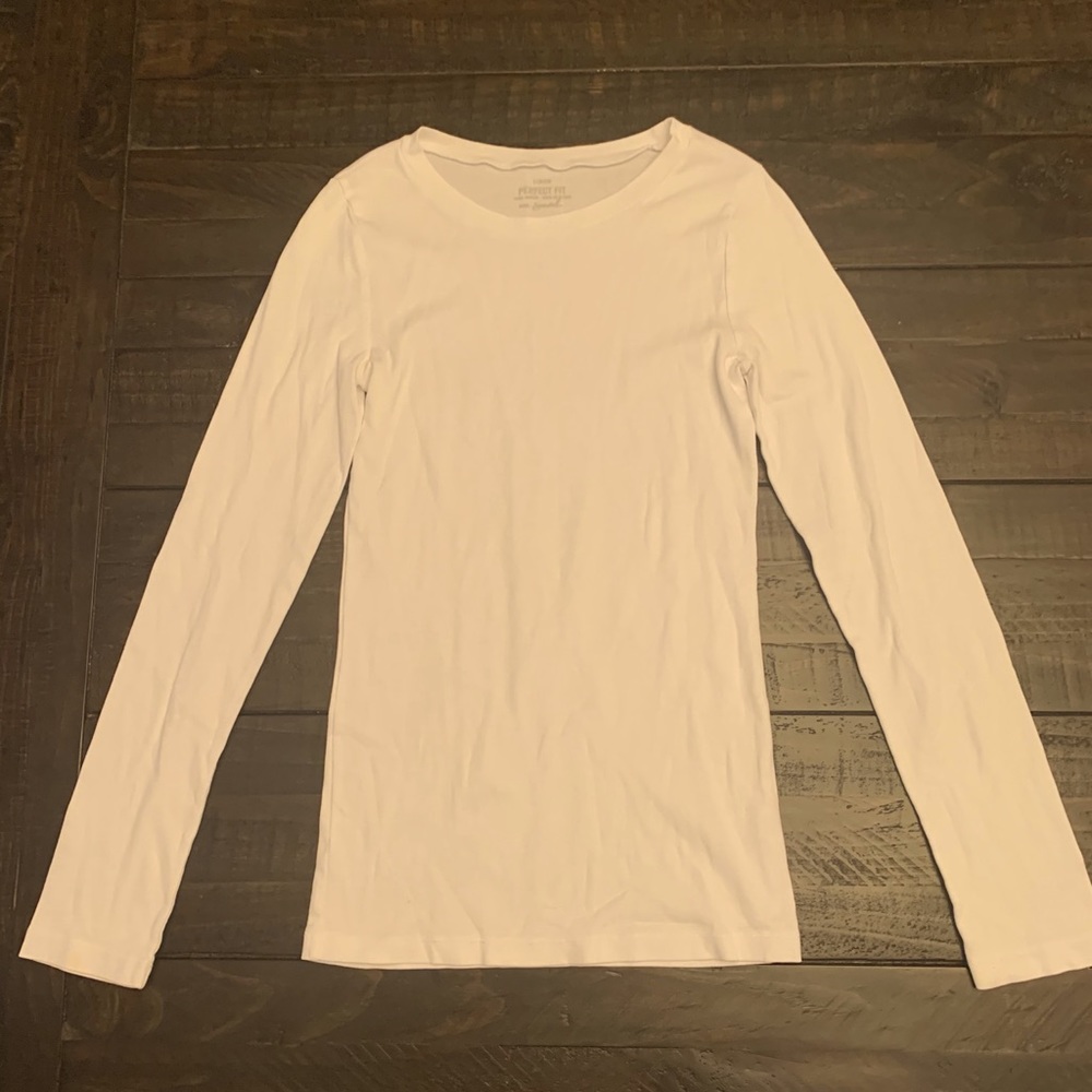 J. Crew Women’s White Long Sleeve Shirt